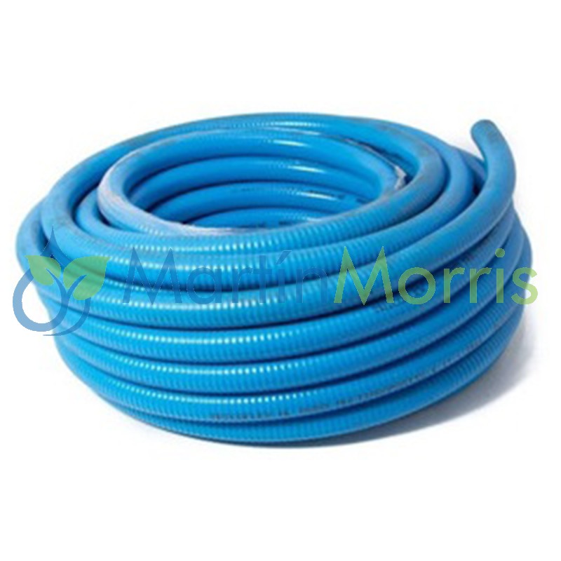 Manguera AZUL PVC 2" o 51mm Hidrocarburo Aspirante Expelente