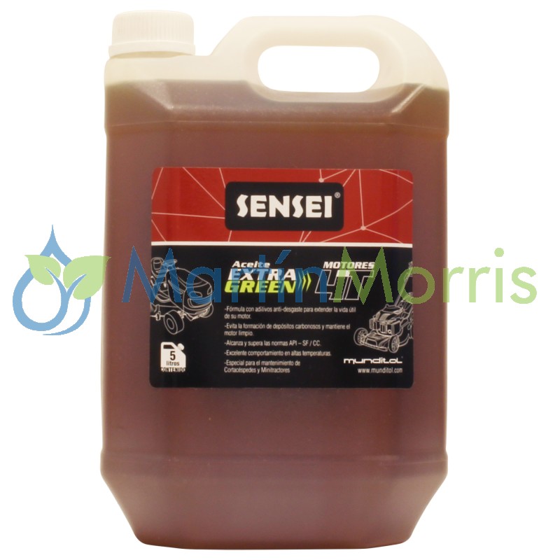 Aceite para Motores 4T SENSEI Extra Green por 5 Litros