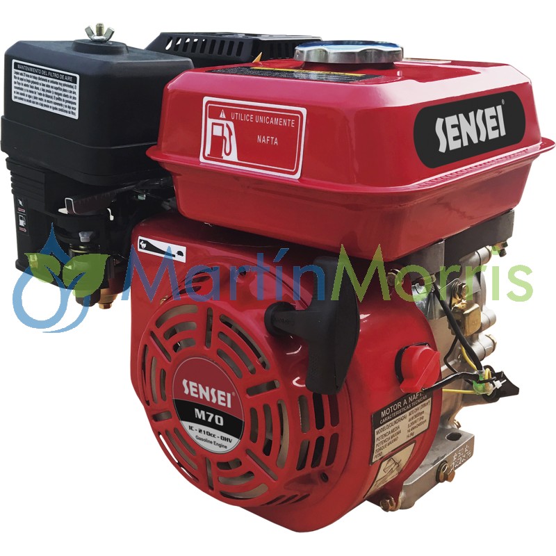 Motor SENSEI 5,5 Hp Eje Horizontal Modelo M70 OHV