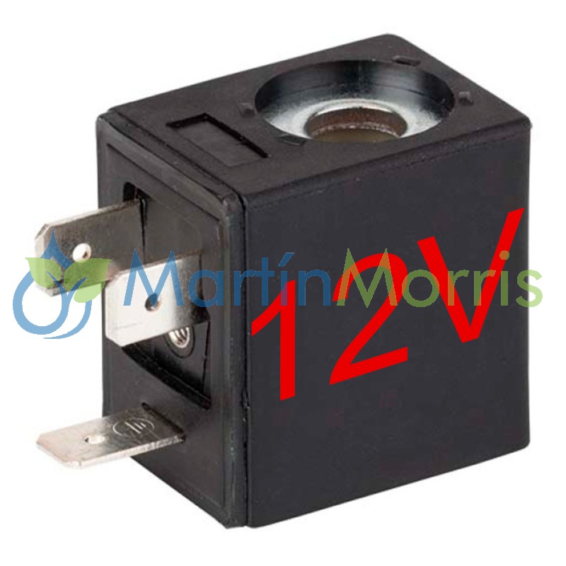 Bobina Solenoide para Electroválvulas Neumáticas de 12V DC