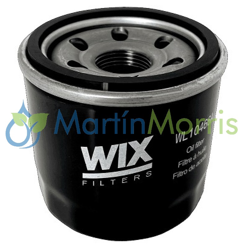 Filtro de aceite marca WIX RENAULT KANGOO, SANDERO, DUSTER, LOGAN 1.6 H4M, 2.0 16V M4R